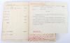 Royal Air Force Log Book Grouping of Flight Lieutenant E C Cox Number 15 and 29 Squadrons RAF, Served from 1939-1945 - 33