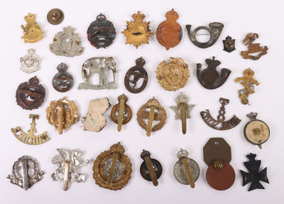 Assembly of British Cap Badges etc from Victorian to date - 2