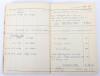 Royal Air Force Log Book Grouping of Flight Lieutenant E C Cox Number 15 and 29 Squadrons RAF, Served from 1939-1945 - 37