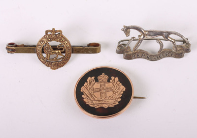 Fine Scarce Regimental Sweetheart Brooches