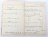 Royal Air Force Log Book Grouping of Flight Lieutenant E C Cox Number 15 and 29 Squadrons RAF, Served from 1939-1945 - 38