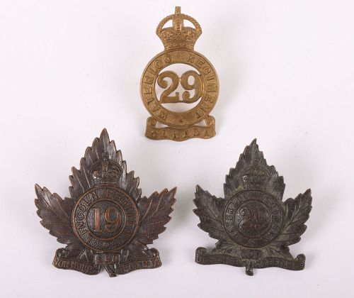 Canadian Militia Badges