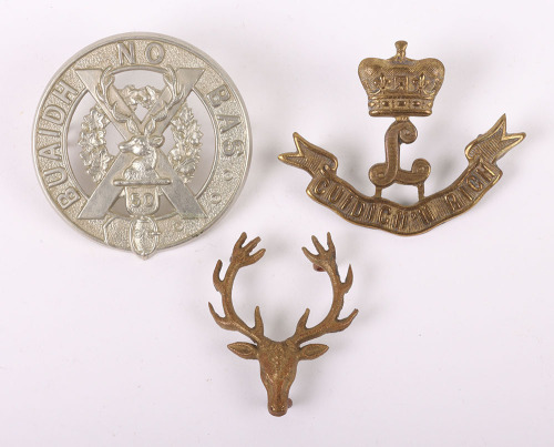 50th Canadian Scottish Militia Bonnet Badge