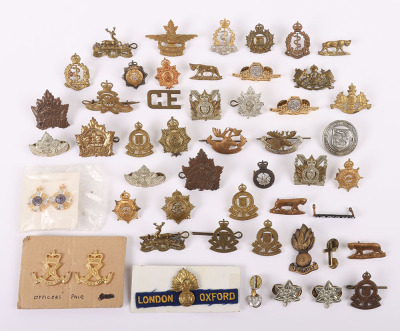 Group of Canadian KC and QC Collar Badges