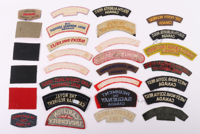 Canadian WW2 Infantry Cloth Shoulder Titles - 2