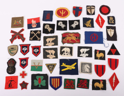 British Army Cloth Formation Signs