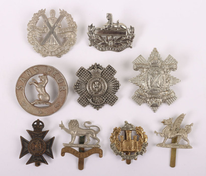 Group of British Territorial Infantry Badges