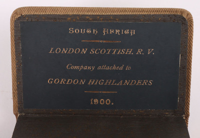 Boer War London Scottish Small Book ‘Daily Light’ of texts with bookplate ‘South Africa – London Scottish R.V. Company attached to Gordon Highlanders – 1900’ - 3