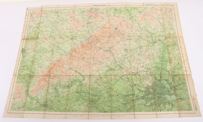Nine WW1 Ordnance Survey Linen Maps of France & Flanders all named to Lt. W.R. McKim, 177th Coy. Royal Engineers (ex-Lincolnshire Yeomanry) - 2