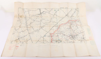 Very Detailed Large Scale (1:10,000) Trench Map - 2