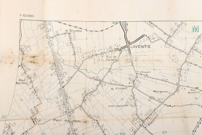 Very Detailed Large Scale (1:10,000) Trench Map - 4
