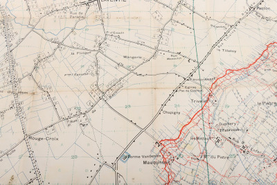 Very Detailed Large Scale (1:10,000) Trench Map - 6