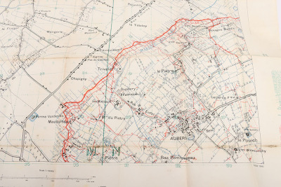 Very Detailed Large Scale (1:10,000) Trench Map - 7
