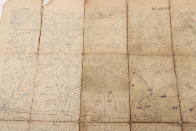 Very Detailed Large Scale (1:10,000) Trench Map - 9
