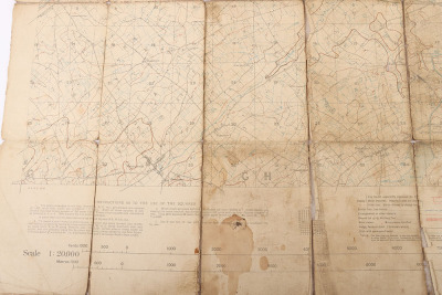 Very Detailed Large Scale (1:10,000) Trench Map - 10