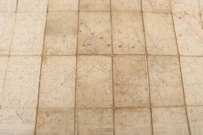 Very Detailed Large Scale (1:10,000) Trench Map - 13
