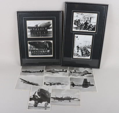 Two Framed and Glazed Picture Frames Relating to No10 Squadron RAF