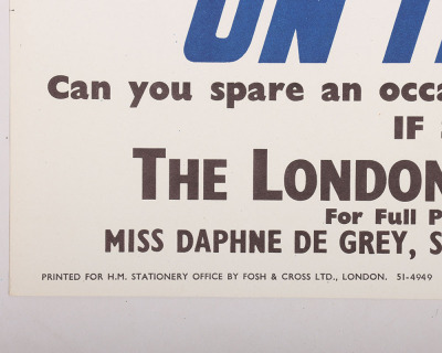 British Home Front Poster, Lend A Hand On The Land - 2