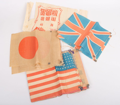 Interesting 1919 Peace / Victory Celebrations Paper Flags - 2