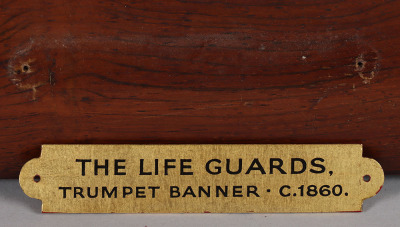 * The Life Guards Trumpet Banner, circa 1860 - 8