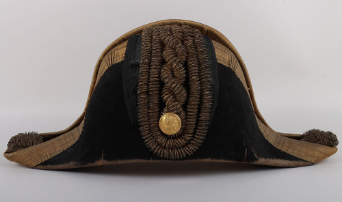 Royal Navy Post 1902 Flag Rank Officers Bicorn Hat