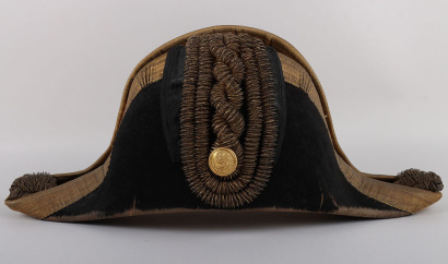 Royal Navy Post 1902 Flag Rank Officers Bicorn Hat