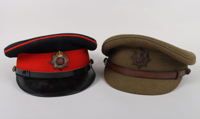 WW2 Hampshire Regiment Officers Peaked Caps