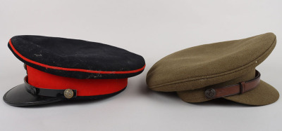 WW2 Hampshire Regiment Officers Peaked Caps - 5