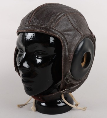 WW2 American Naval Aviators Flying Helmet - 2