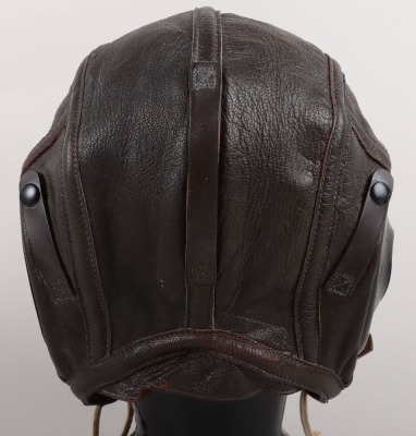 WW2 American Naval Aviators Flying Helmet - 6