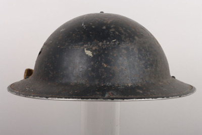 WW2 British Home Front Civil Defence Head Quarters Steel Helmet - 3