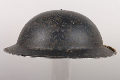 WW2 British Home Front Civil Defence Head Quarters Steel Helmet - 4