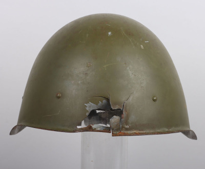 Soviet Russian SSh-40 Steel Combat Helmet - 3