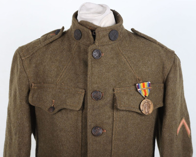 WW1 British Made American Tunic - 3