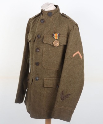 WW1 British Made American Tunic - 6