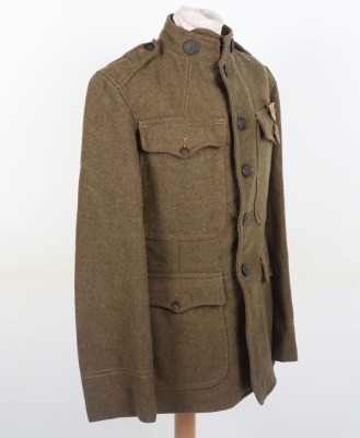 WW1 British Made American Tunic - 10