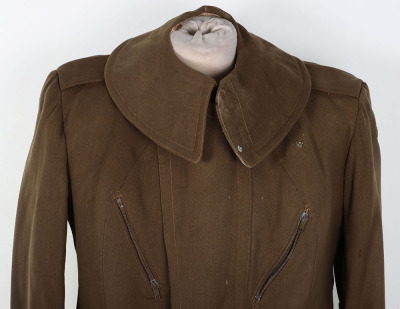 Very Unusual WW2 Possible Airborne Related British Maternity Style Tunic Produced for Extreme Cold Weather - 2