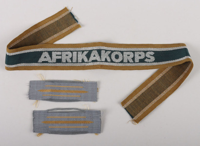 WW2 German Afrikakorps Tunic Cuff Title