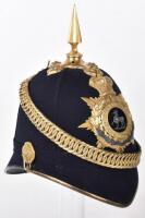 Victorian Royal Warwickshire Regiment Officers Home Service Helmet