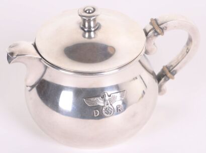 WW2 German Third Reich Deutsche Railways Carriage Tea Pot from Hermann Goring Personal Carriage