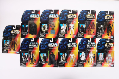 Twenty Star Wars Power of the Force Orange Card Action Figures Mint Kenner, - 3