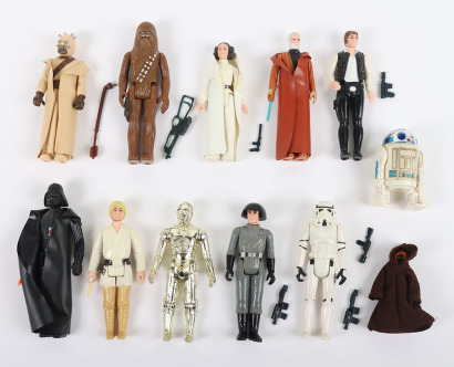 Vintage Star Wars First Twelve loose action figures Kenner