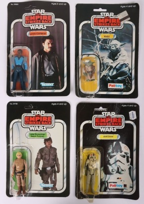 Four Vintage Star Wars The Empire Strikes Back Palitoy and Kenner Action Figures