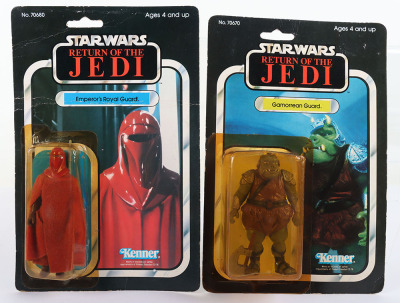 Two Vintage Kenner Star Wars Japanese Tsukuda Issue Return of The Jedi Action Figures,