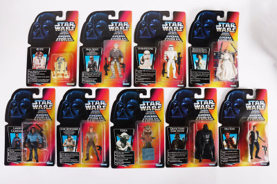 Twenty Star Wars Power of the Force Orange Card Action Figures Mint Kenner, - 3