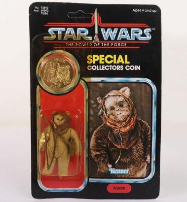 Vintage Kenner Star Wars The Power of the Force Last 17 Warok Original Action Figure.