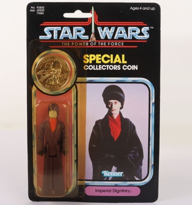 Vintage Kenner Star Wars The Power of the Force Last 17 Imperial Dignitary Action Figure.