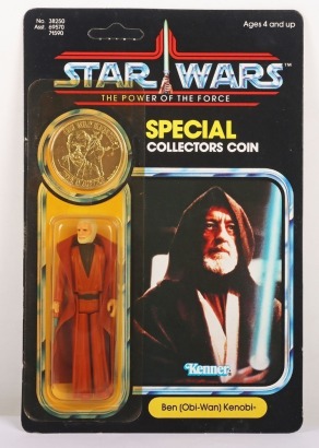 Vintage Star Wars The Power of the Force Ben (Obi-Wan) Kenobi Unpunched Carded Action Figure Kenner.