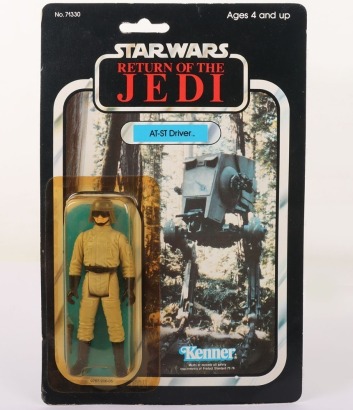 Vintage Kenner Star Wars Return of The Jedi AT-ST Driver Action Figure.