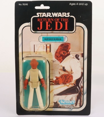 Vintage Star Wars Return of the Jedi Admiral Ackbar Action Figure Kenner.